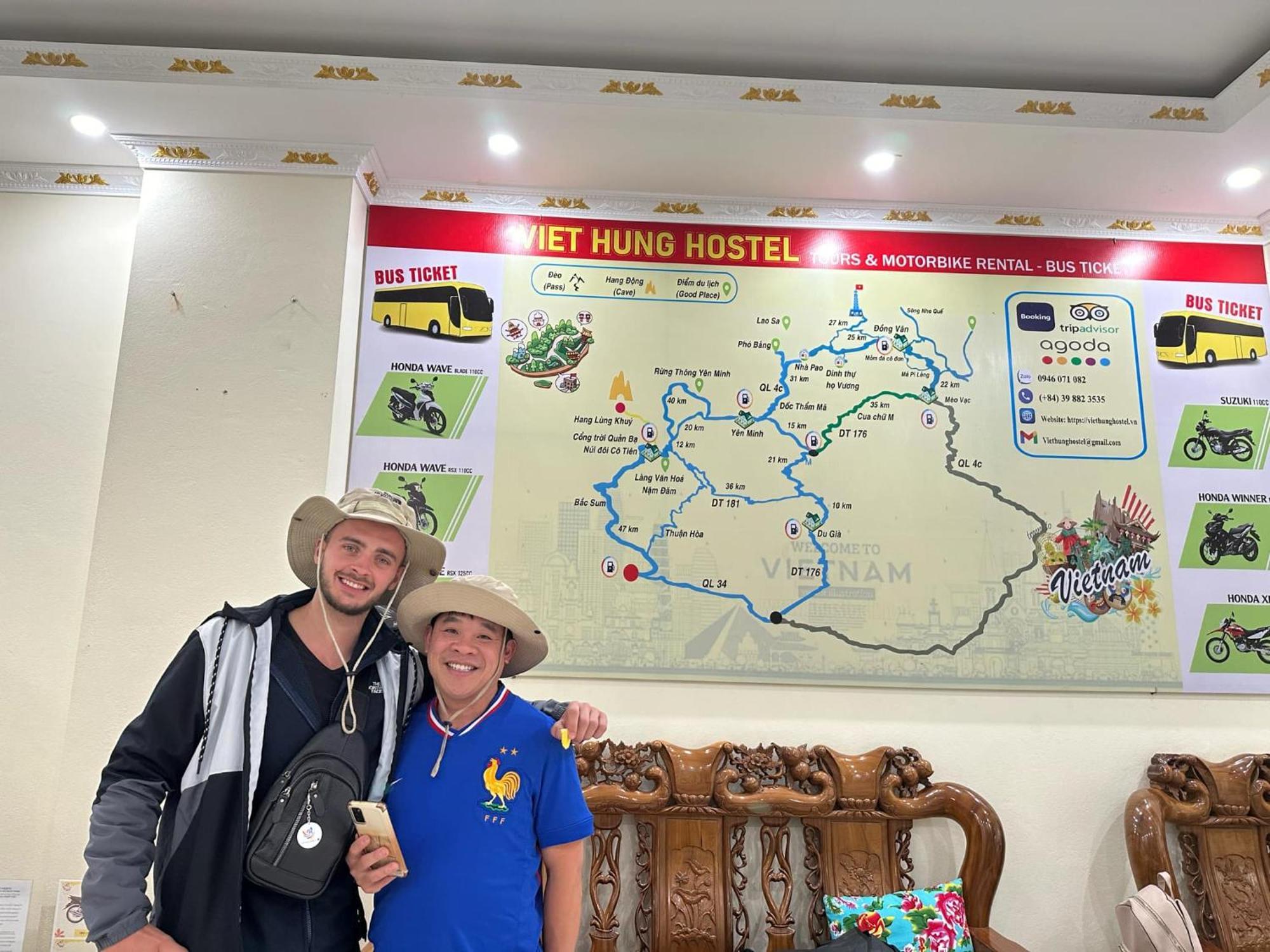 Viethung Hostel-Motorbikes For Rental - Tour Lang Lap Ngoại thất bức ảnh